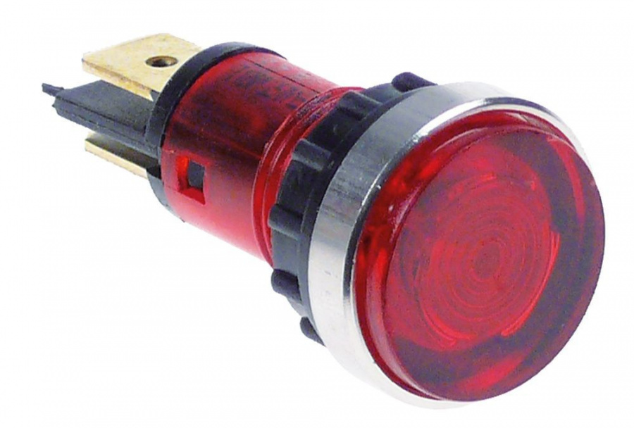 Lainox Mareno Signallampe Ø 12 mm 230 V in rot passend für Comenda Conti 