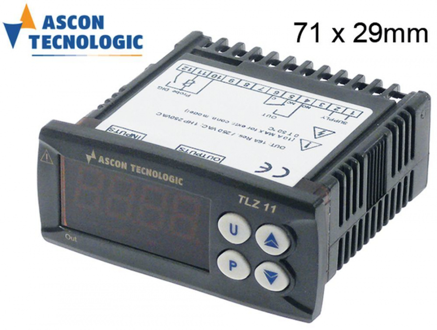 TECNOLOGIC TLZ11HS----P Elektronikregler Nein Anzeige 3½-stellig NTC/PTC/Pt1000 