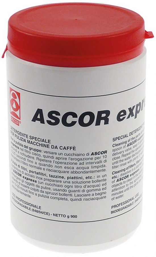 12,47 €/kg Kaffeemaschinenreiniger ASCOR Express Zulassung NSF 900g Dose 