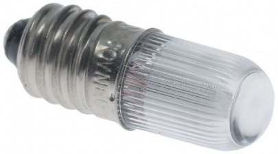 Lampe Neon 230V 2W ø 10mm L 28mm Fassung E10 1_358240